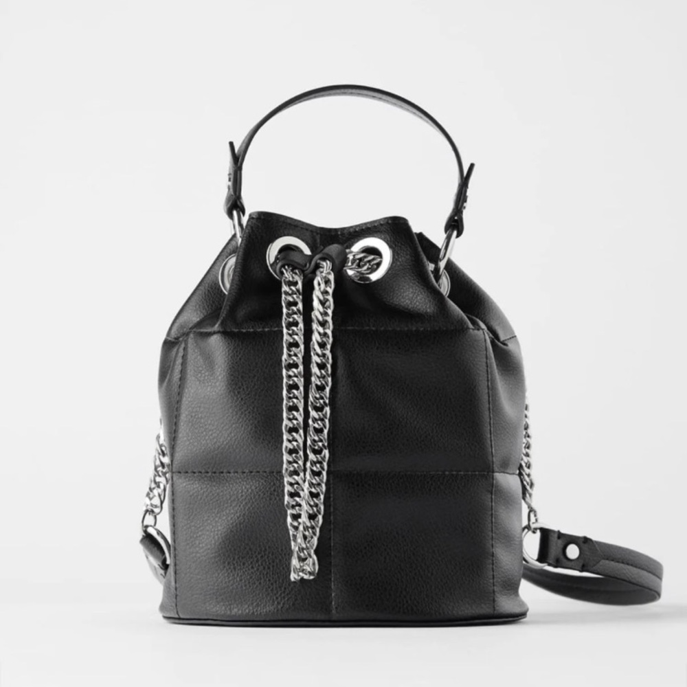 ZARA Bucket Bag 🖤 SOLD ON OFFERUP!😊